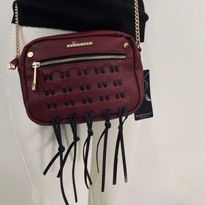 Crossbody handbag purse w/ fringe